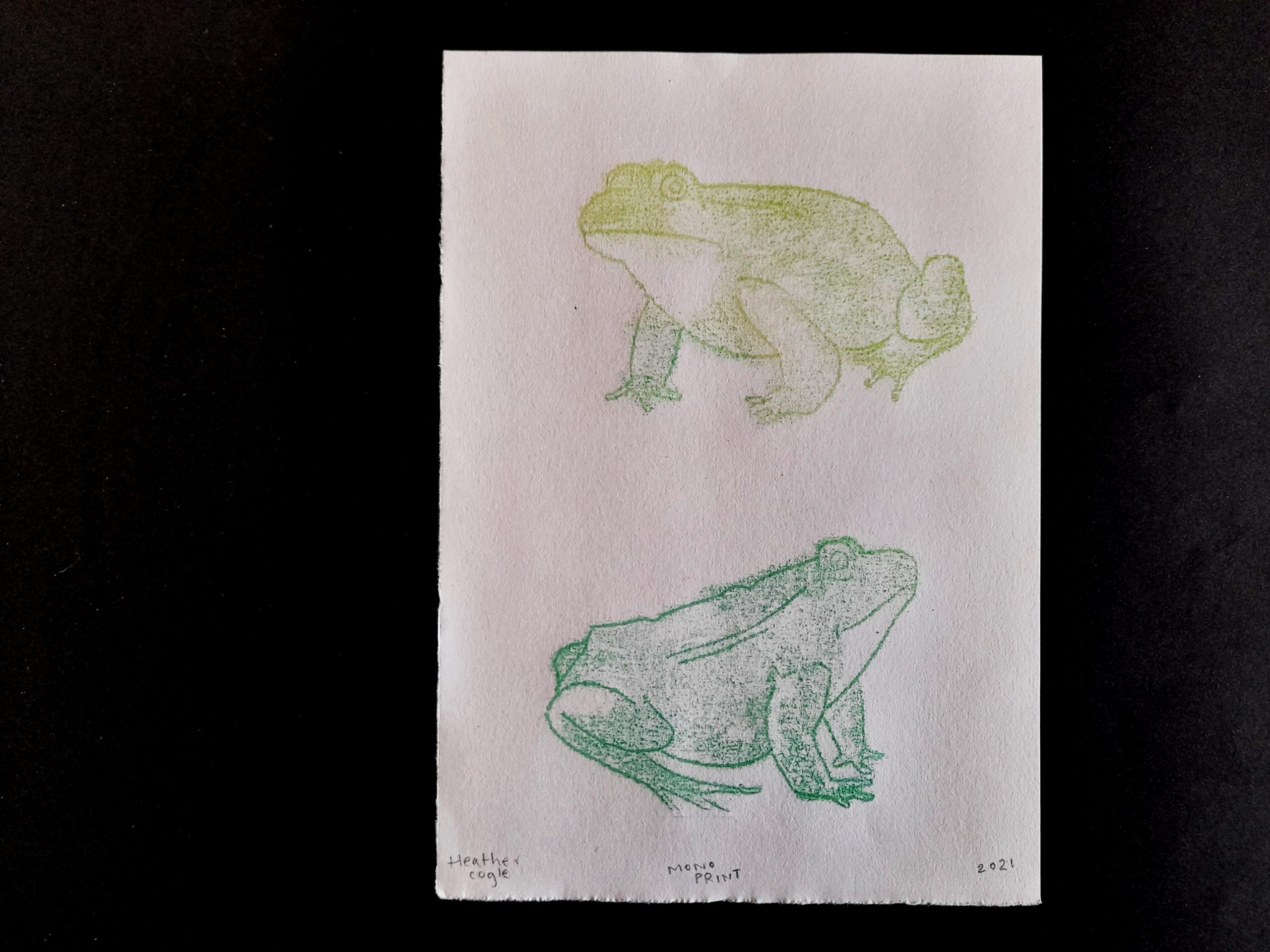 Frog Mono Prints - Image 10