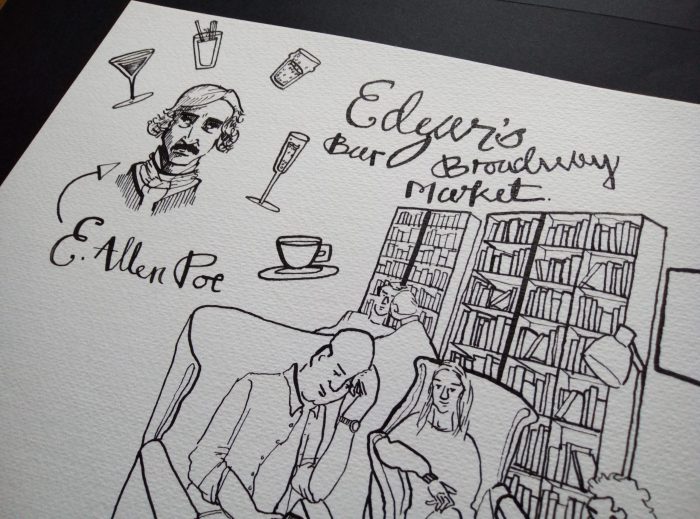 Edgar's Inside Original illustration