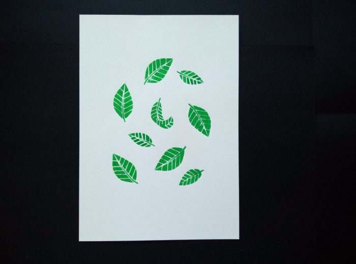 Leafy Lino Print