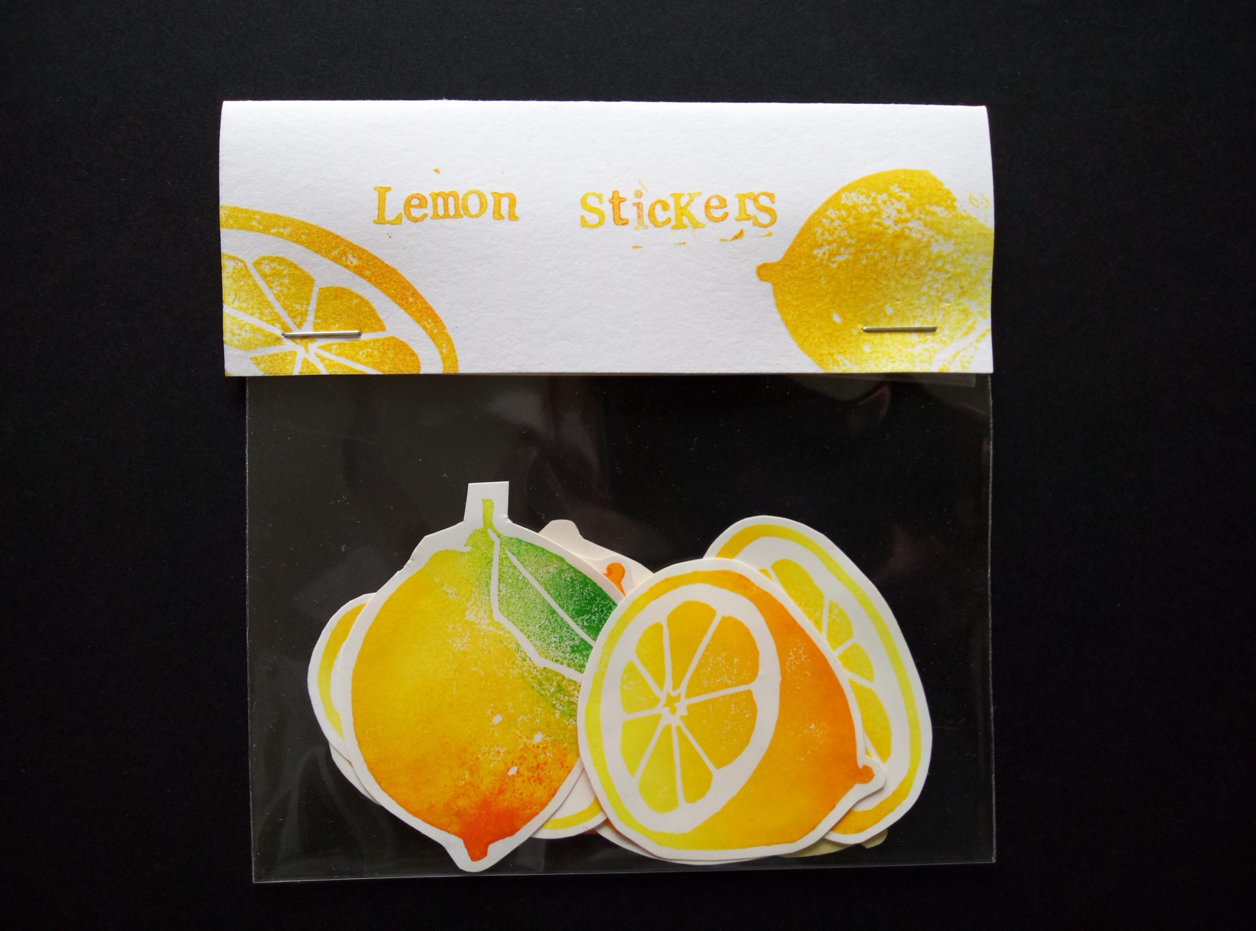 Lemon Fruit stickers