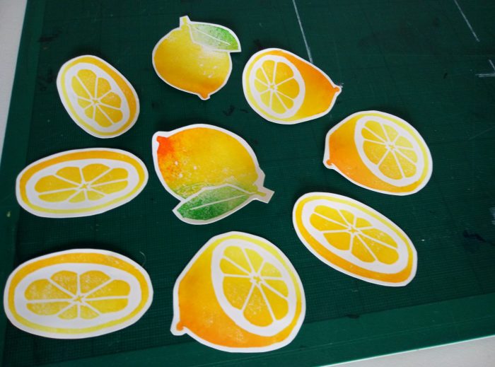 Lemon Fruit stickers
