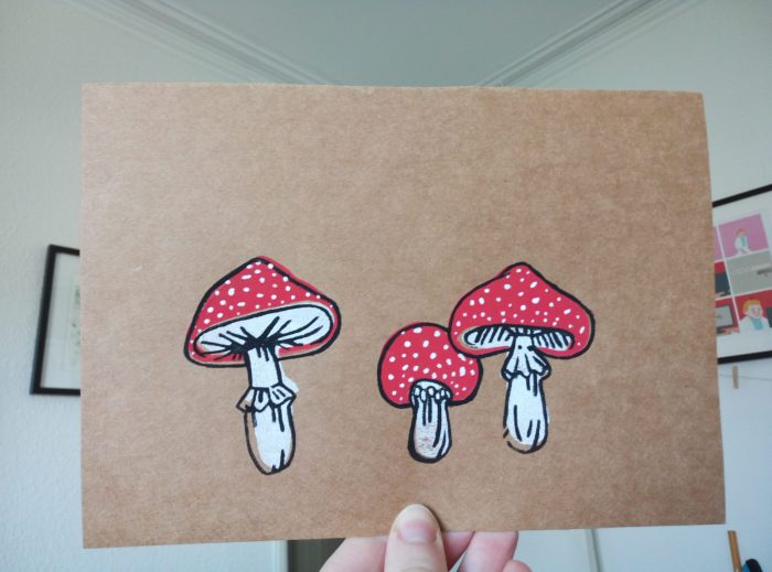 Mushroom Print