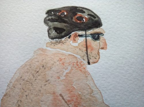 Naked Bike Ride Original illustration