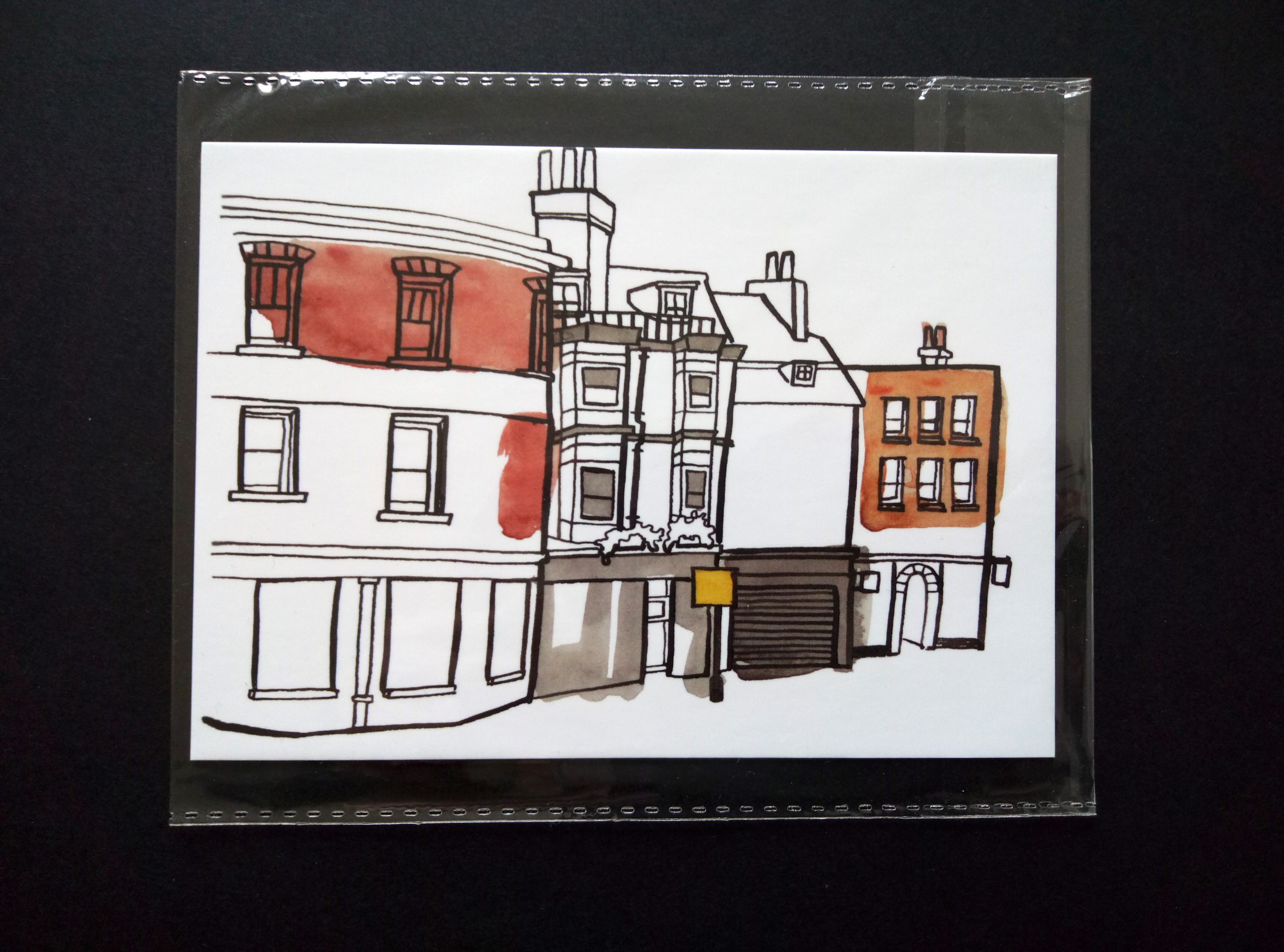 Ship Street Colour Postcard