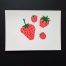 Strawberry Postcard
