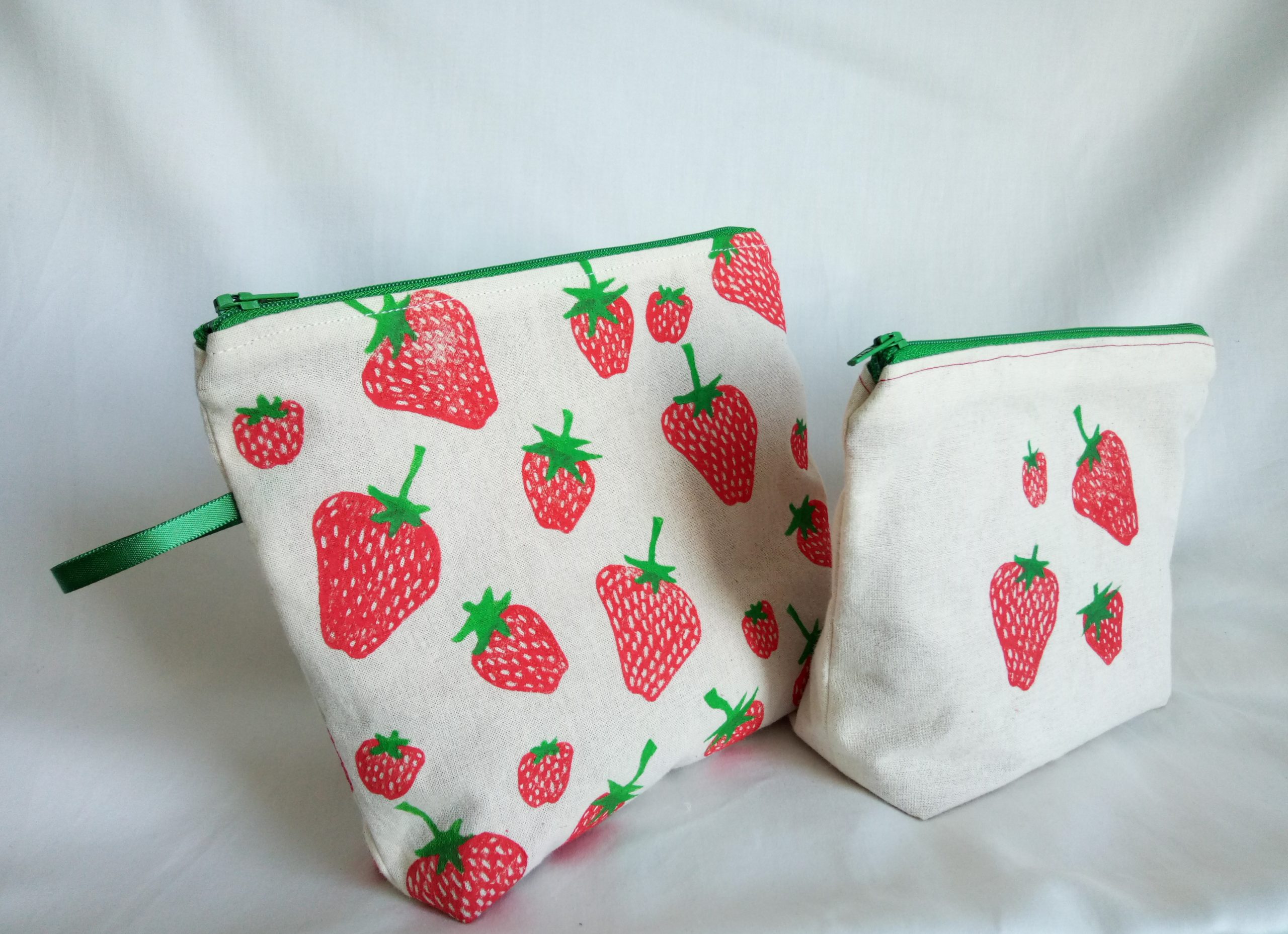 Strawberry Zip Bag